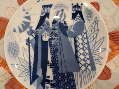 Norwegian Christmas plate