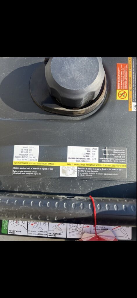 Champion inverter Generator