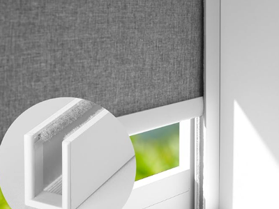 ZSTARR Aluminum U Channel Light Gap Blockers for Shades White 58" 2Pcs