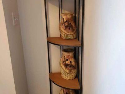 wrought iron shelf
