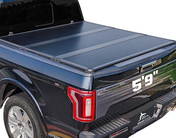 Hard Folding Truck Bed Cover Compatible with Chevy Silverado & GMC Sierra 1500(2007-2026)
