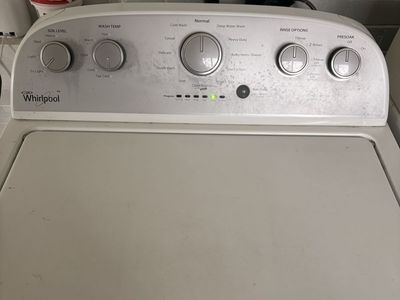 Washer and Dryer whirlpool