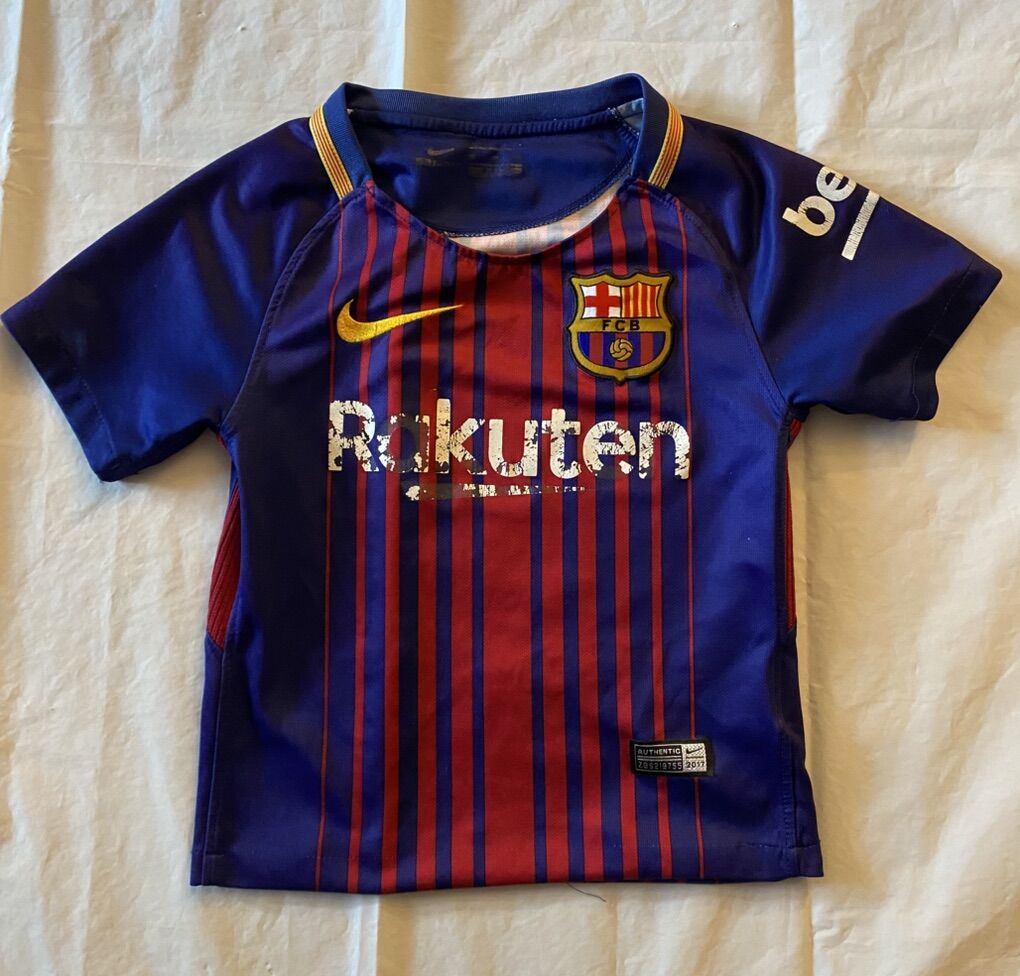Nike FC Barcelona 2017-2018 Soccer Jersey Youth 10