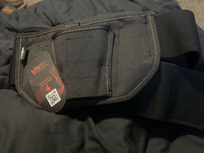 VNSH Black Belly Band Universal Pistol Holster Concealed Carry with Tags $20.00