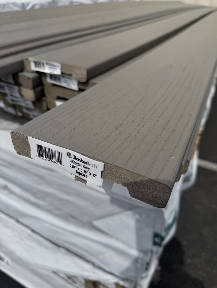 TimberTech Classic Grey Deck Boards 1x6x12 $1.80LF