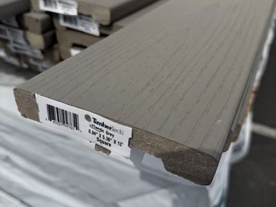 TimberTech Classic Grey Deck Boards 1x6x12 $1.80LF