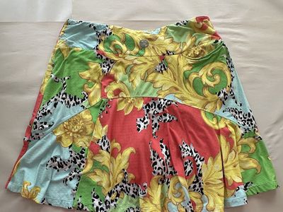 Gottex Lifestyle Skort Women's Small Golf Tennis Athletic Floral Leopard