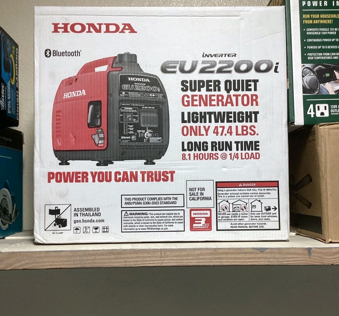 Brand New Honda EU2200I