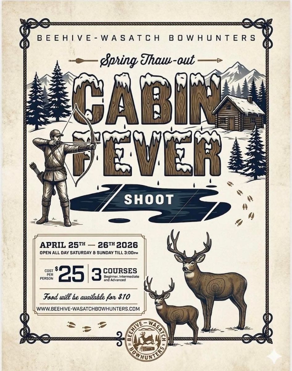 Mark your calendars!!! 3D shoot April 25-26.