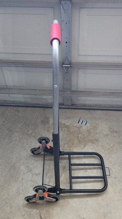 Folding Stair Climber Hand Truck Dolly Cart with 6-Wheel Design