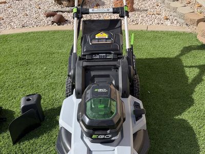 EGO POWER+ Electric Lawn Mower, Self-Propelled Cordless, Battery and Charger included.