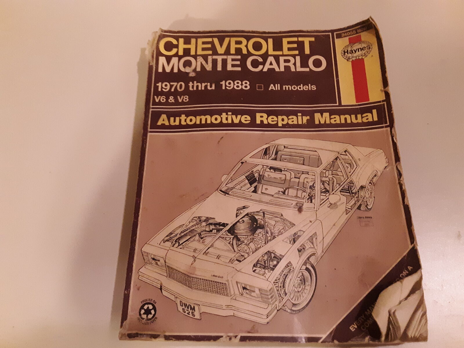 1970-1988 Chevrolet Monte Carlo Haynes Repair Manual