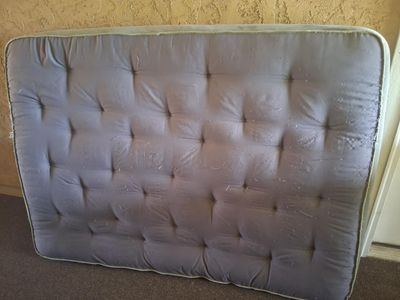 Free Mattress, no frame, sheets, or pillows. Optional Chair
