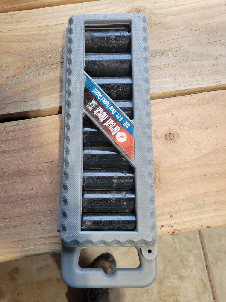 Great Neck Deep Impact Socket 9 Piece