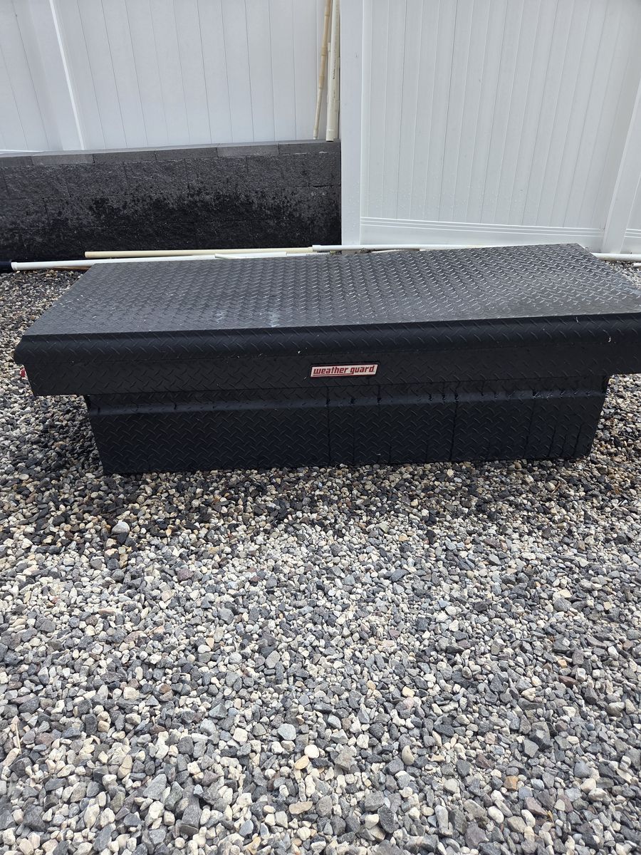 Weather guard truck bed tool box