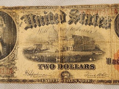 1917 United States $2 note.
