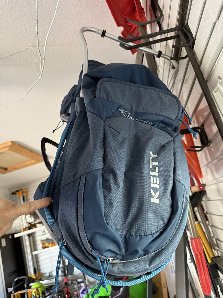 Kelty Journey PerfectFIT Child Carrier Backpack - Blue, Used