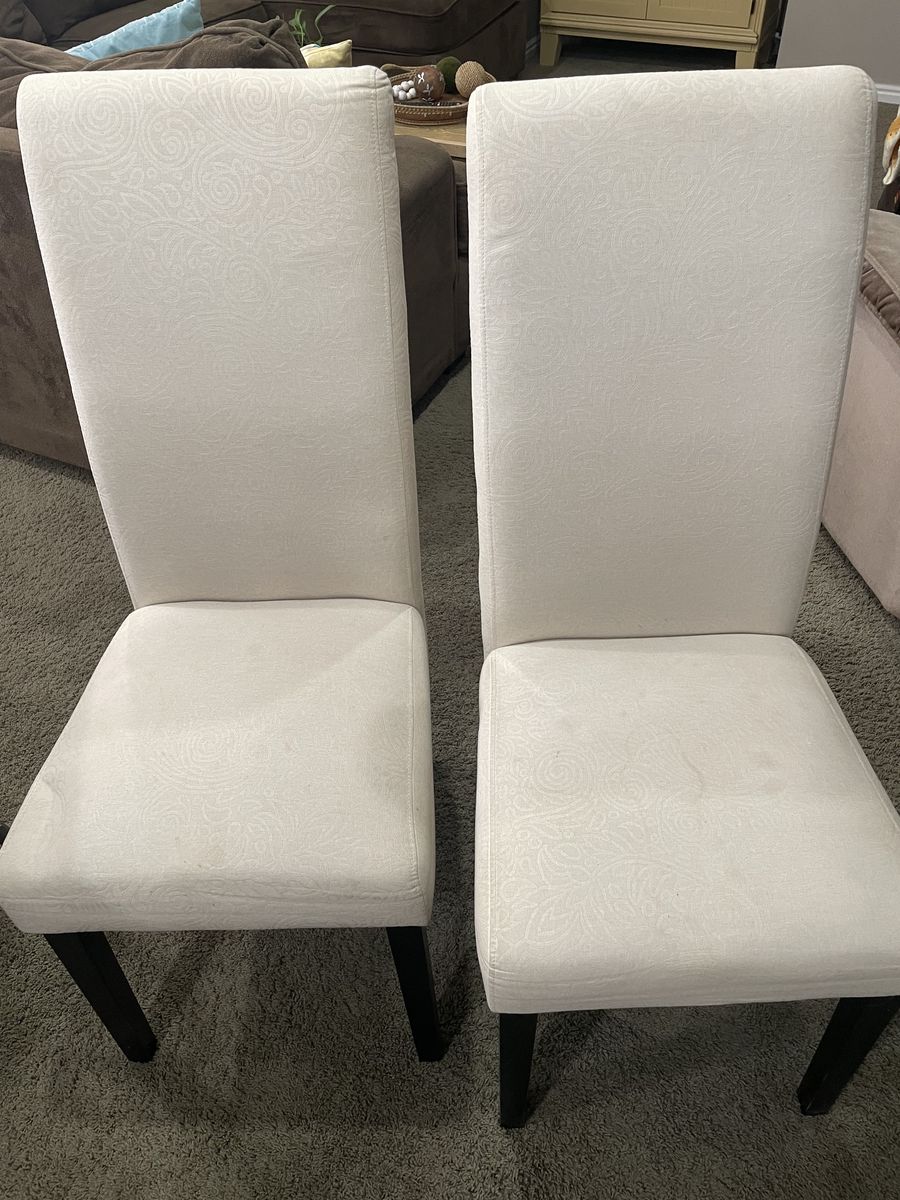 2 dining room chairs