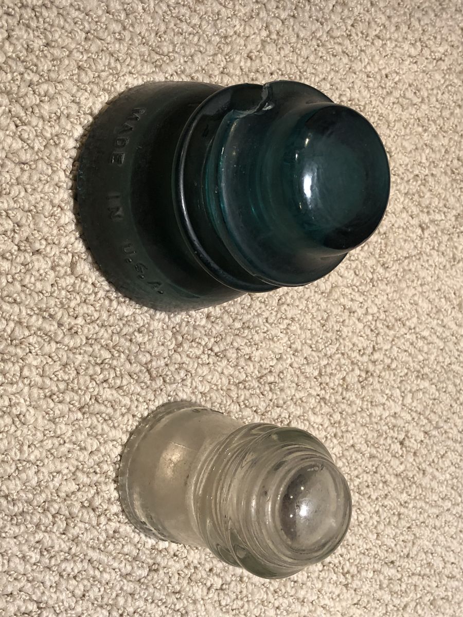 Hemingray 42 and 9 insulators