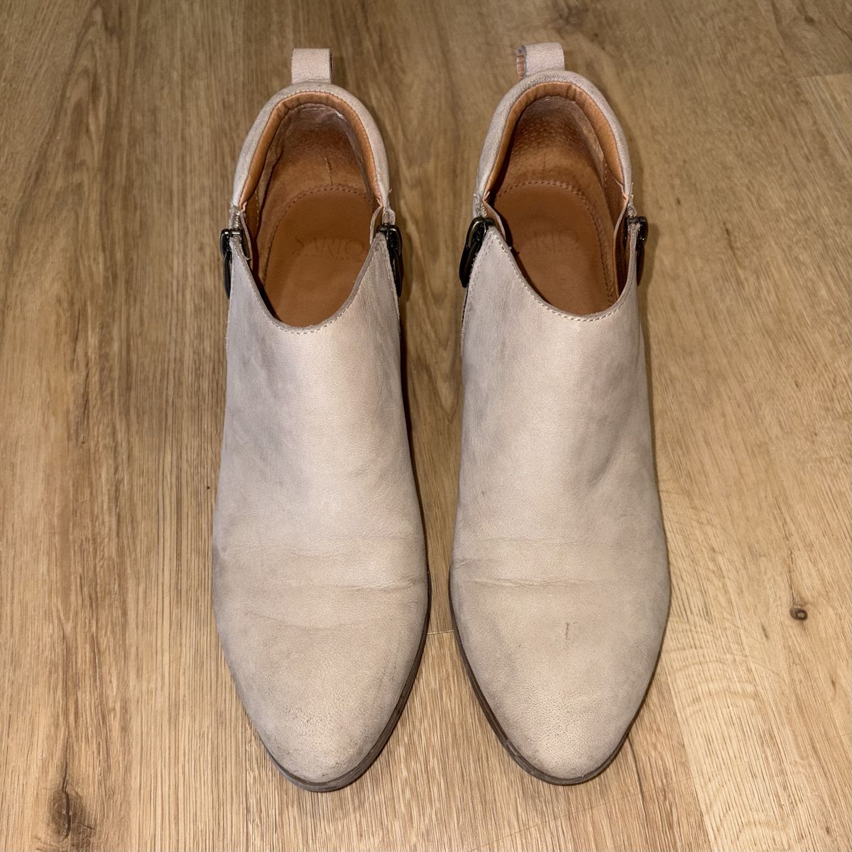 Franco Sarto Side-Zip Nubuck Ankle Boots