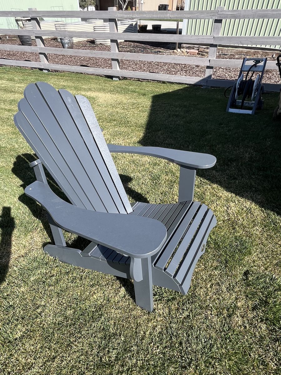 Leisure Line Gray Adirondack Chairs