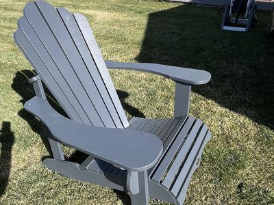 Leisure Line Gray Adirondack Chairs