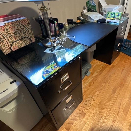 Unique Glass Desk