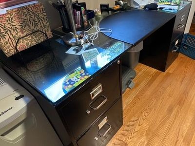 Unique Glass Desk