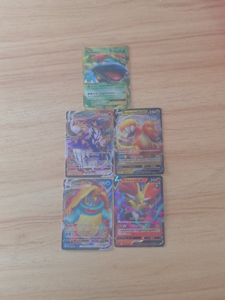 RARE Pokemon card lot. V's and V Max's.