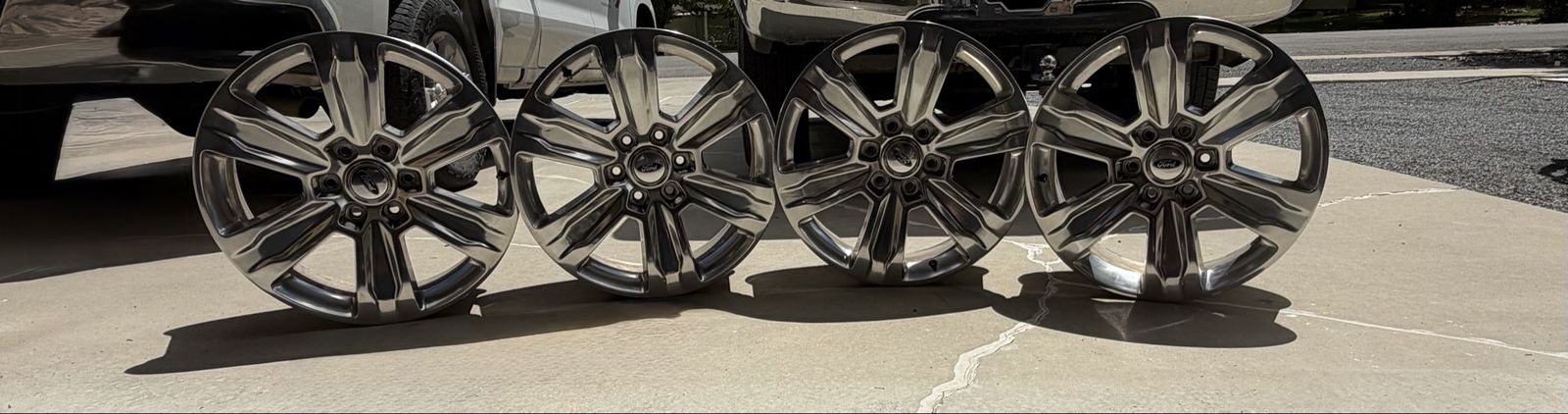4 Stock Ford F-150 6-Lug Aluminum Rims (2004-Present) - Excellent Condition