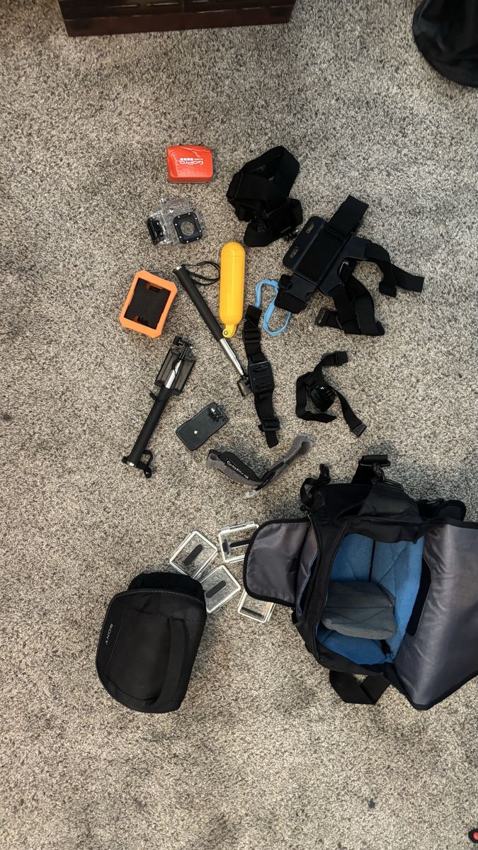 GoPro Accessory and case Bundle