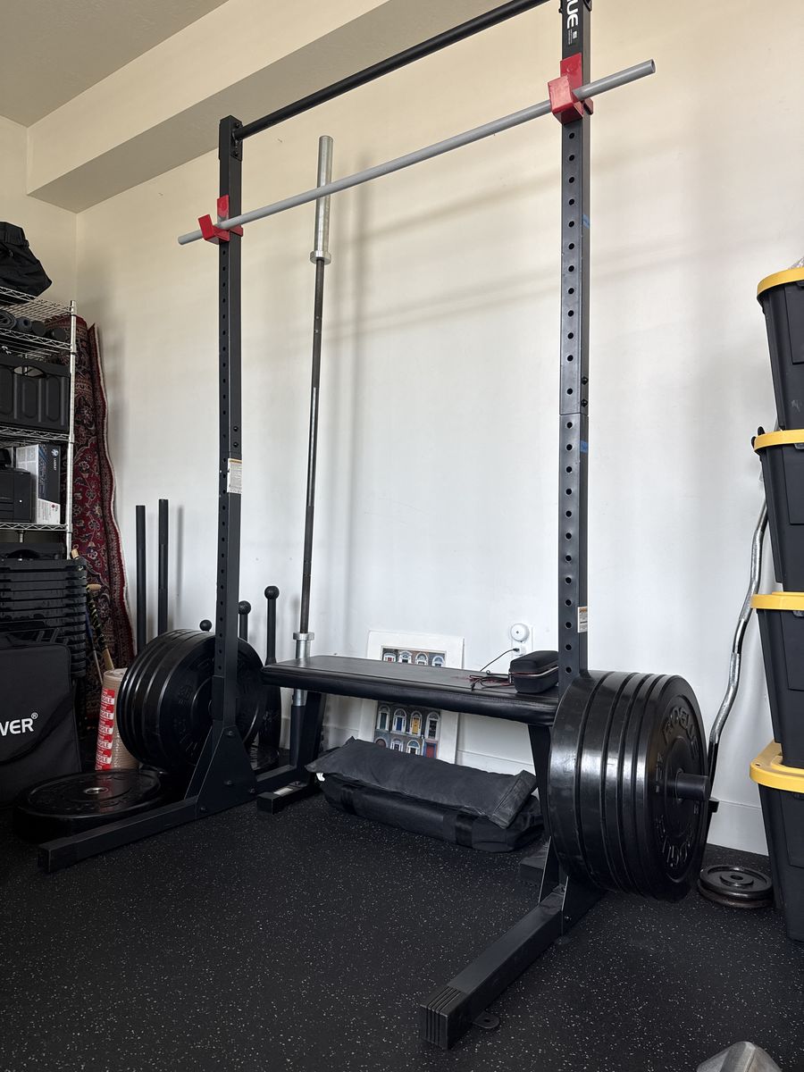 Barbell Rack and Bench