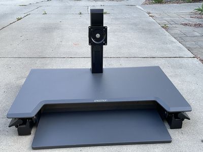 Ergotron Work-Fit Sit/Stand Desk w Monitor Mount