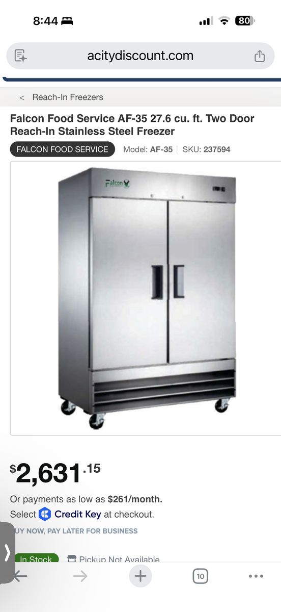 Commercial Freezer