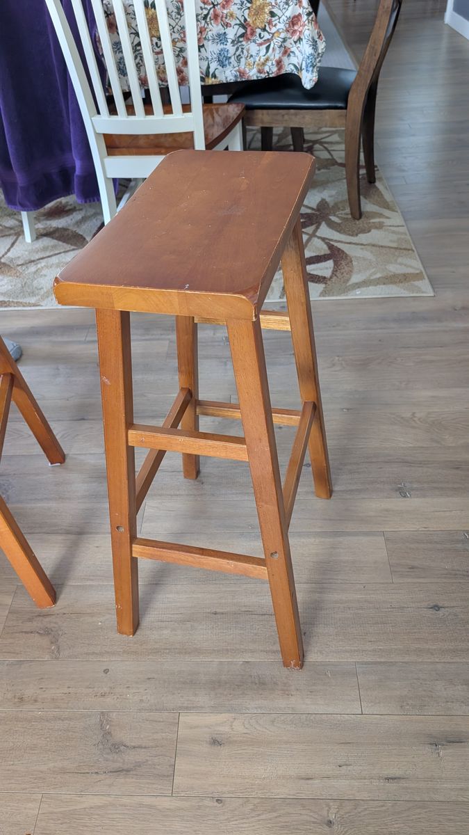 Brown Counter Stool