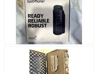 Inmarsat IsatPhone 2 Satellite Phone – Original Box, Accessories & Hard Case