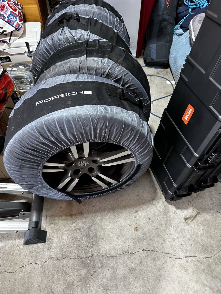 Panamera Porsche OEM Wheel and Tire Storage Bags (Set of 4) - Protect & Store Your Wheels 1750 OBO