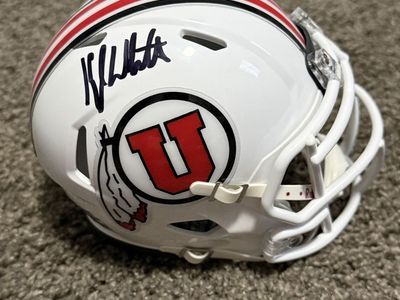 Utah Utes Mini Helmet Signed by Kyle Whittingham