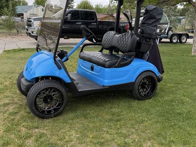Yamaha golf cart upgraded