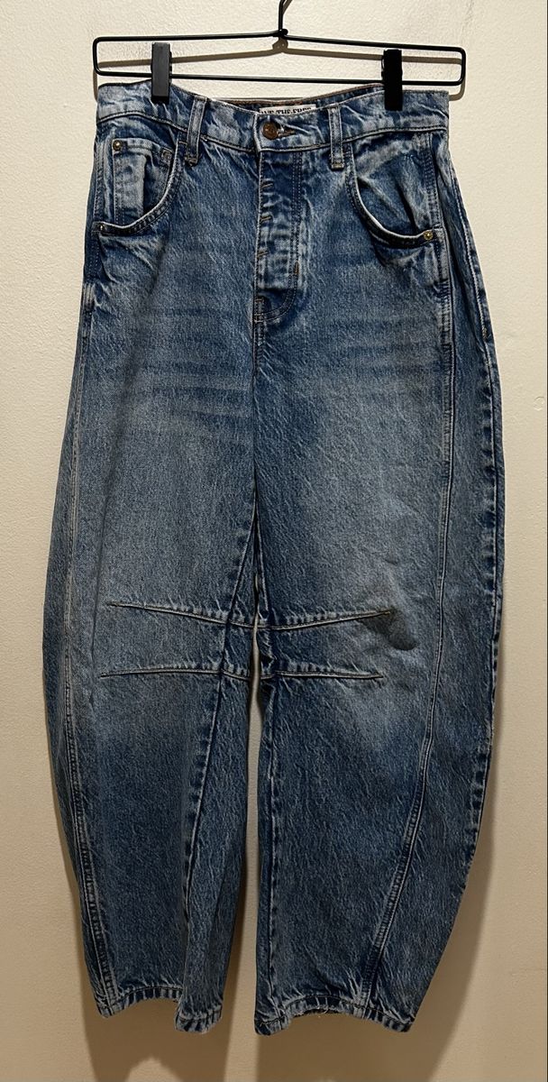 We The Free by Free People Barrel Jeans Size 24