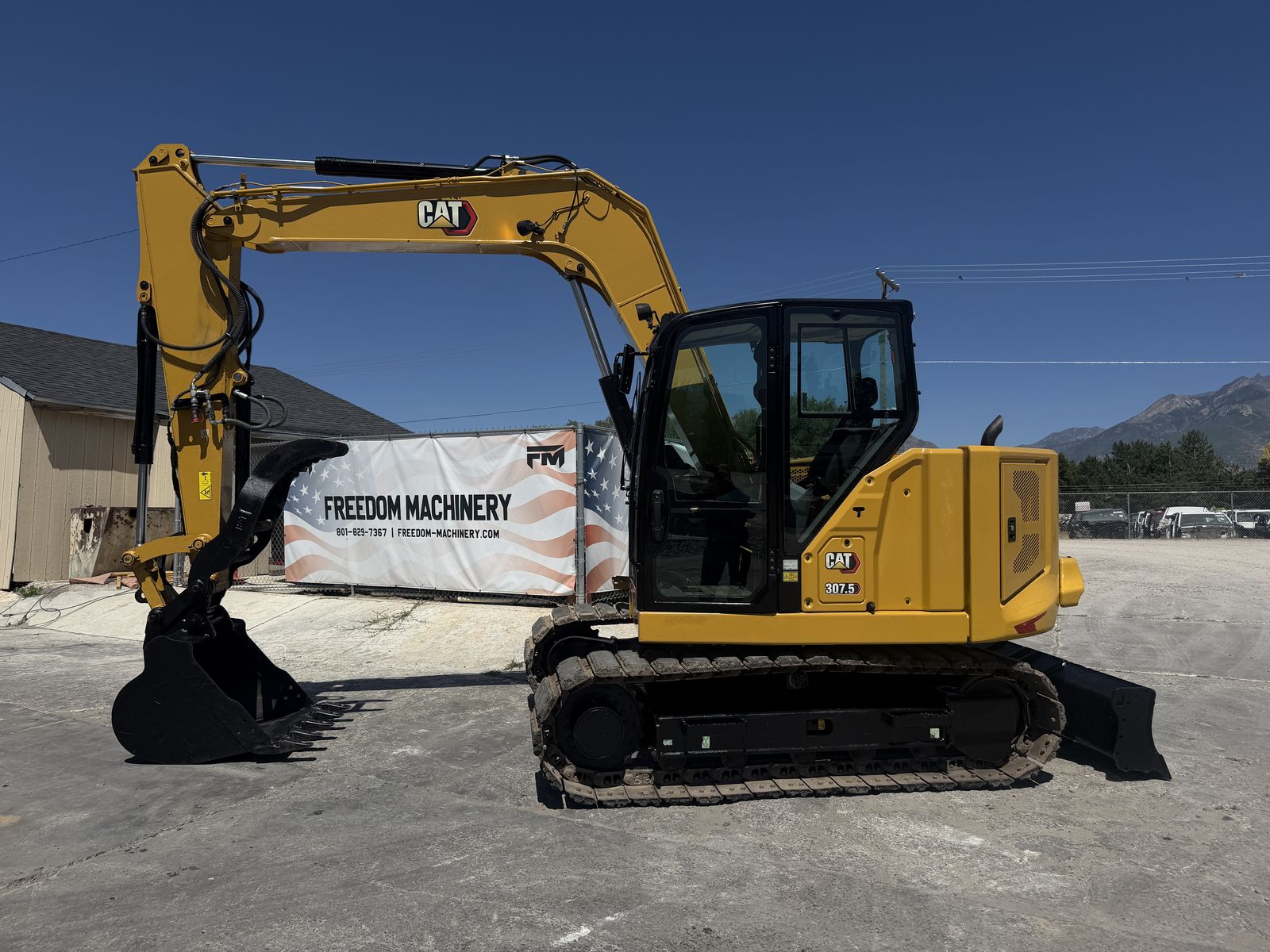 2021 Cat 307.5 Excavator Tractor Ready To Work