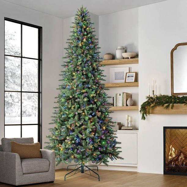 12' Augusta Pine Pre-lit Christmas Tree