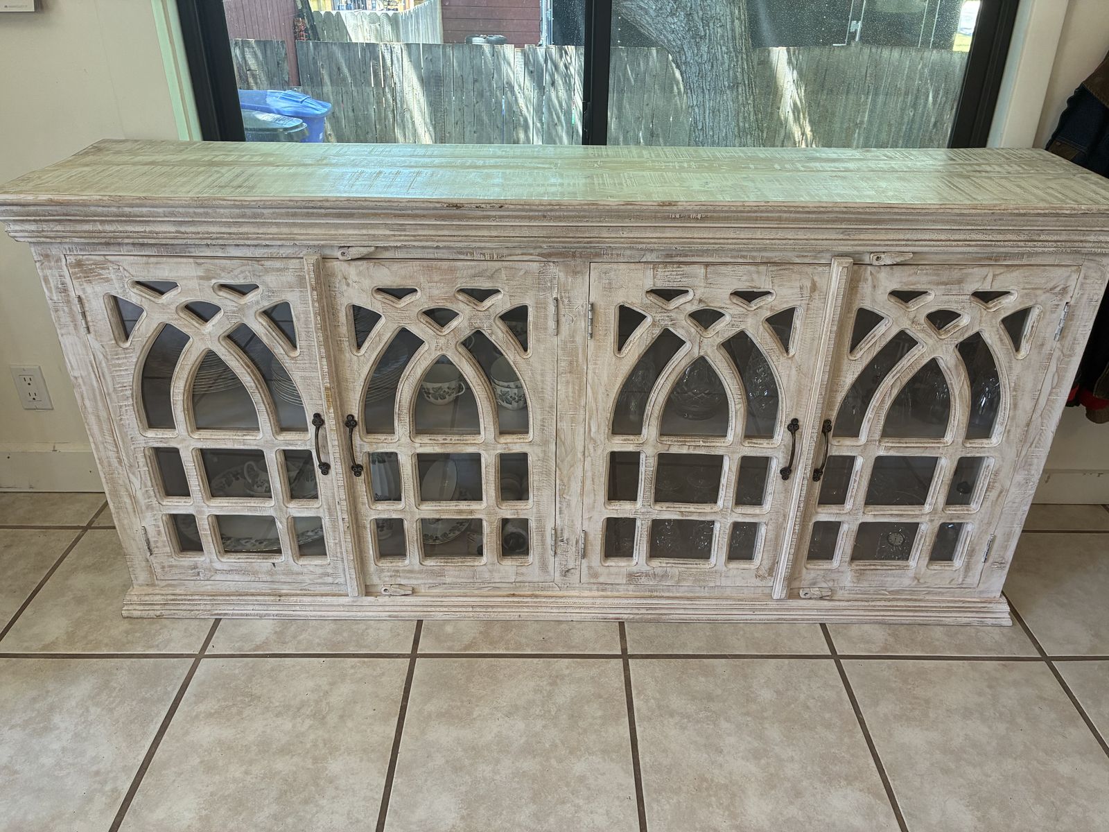 Crestview Collection Bengal Manor Cathedral Cabinet
