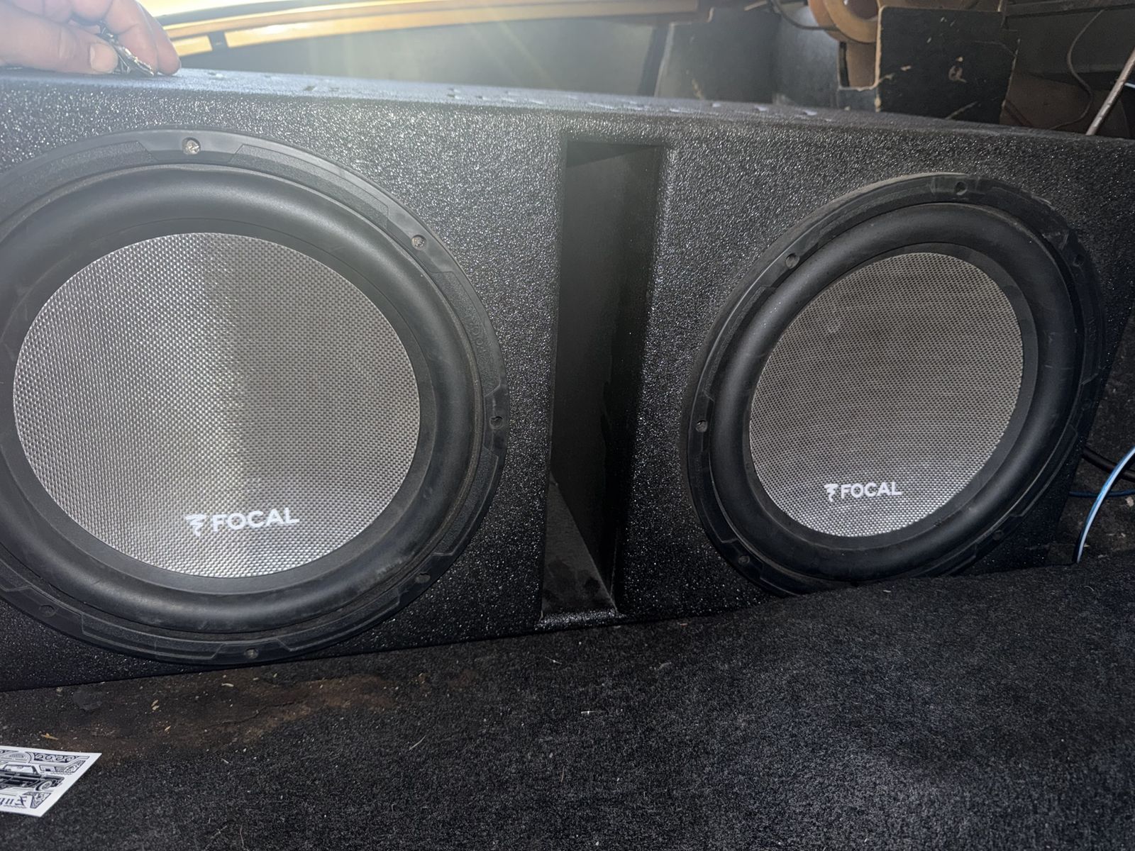 Focal 12 subs and amp
