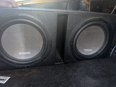 Focal 12 subs and amp