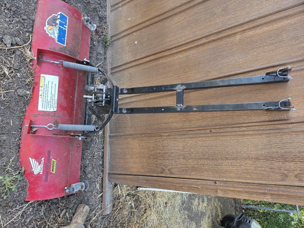 4 wheeler plow