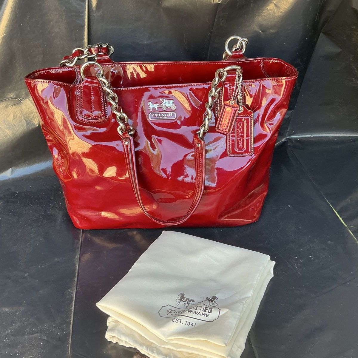 Coach Chelsea Patent Leather Tote (#18770)