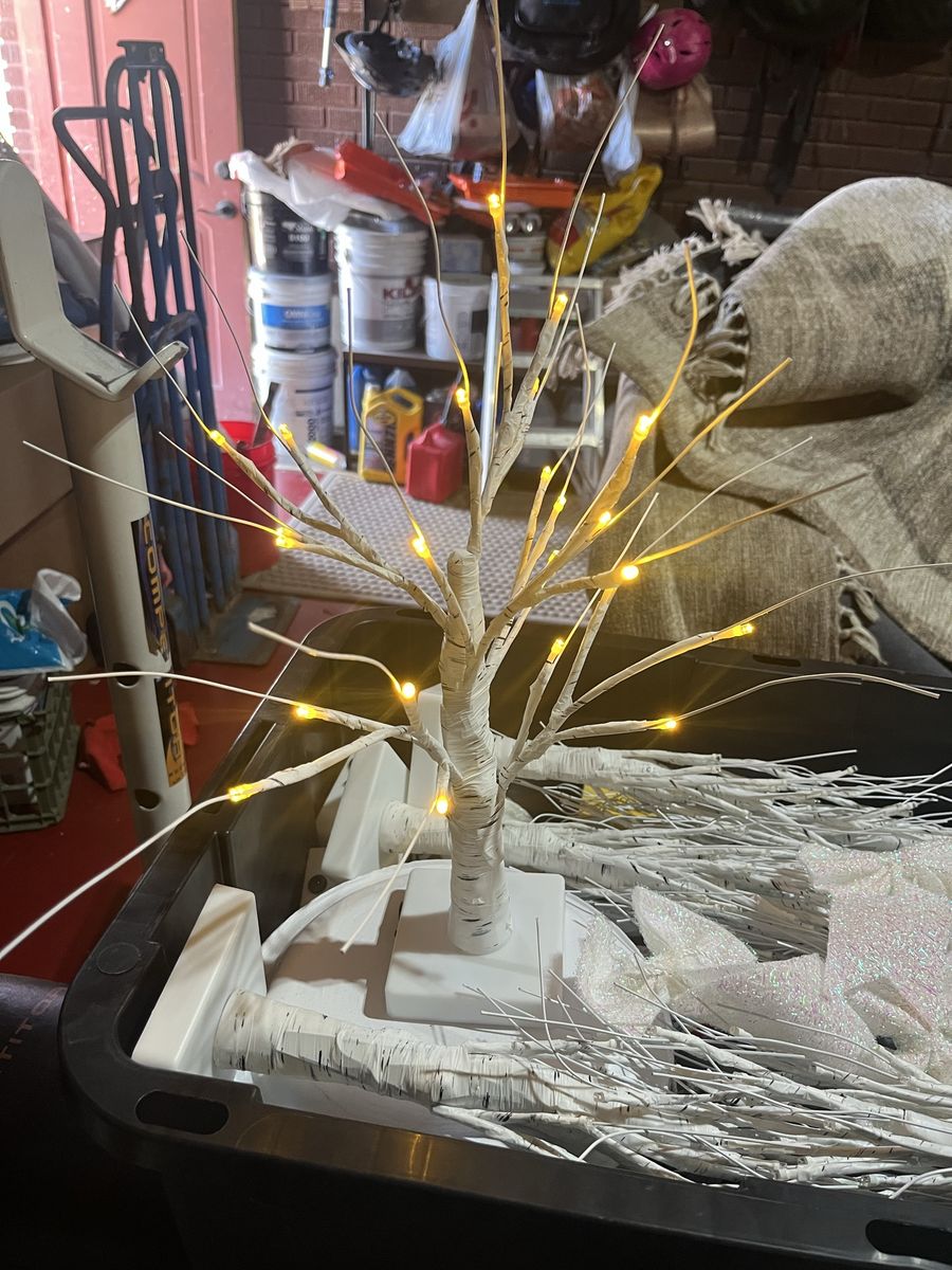LED trees table decor