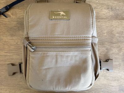 Marsupial gear bino harness