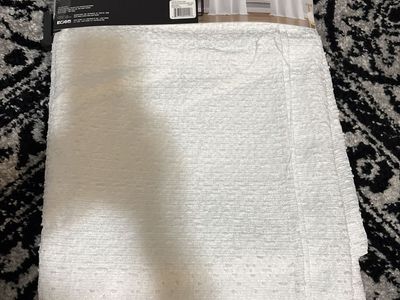 Lucky Brand Window Panels With Grommets Set of Two White. New.